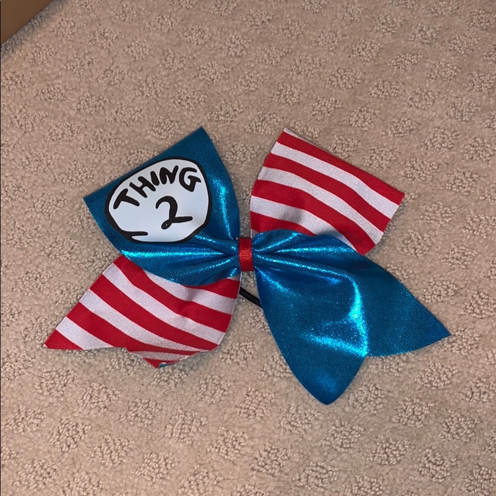 Thing 2 Cheer Bow